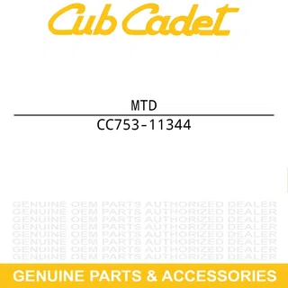 MTD 753-11344 Cap