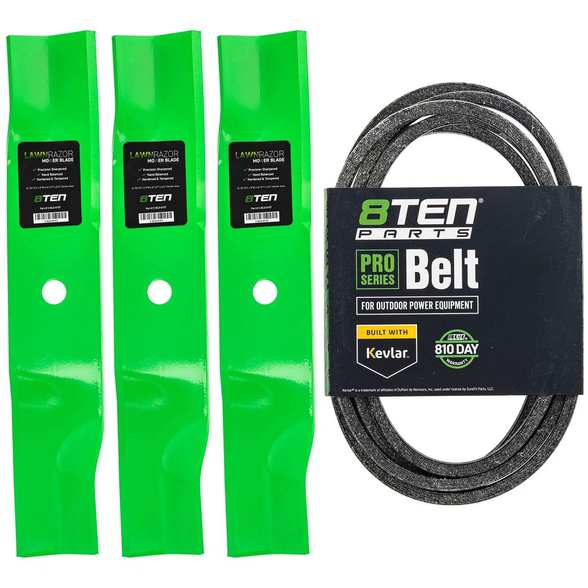 Mower Blades & Deck Belt Kit For Cub Cadet MK1007787