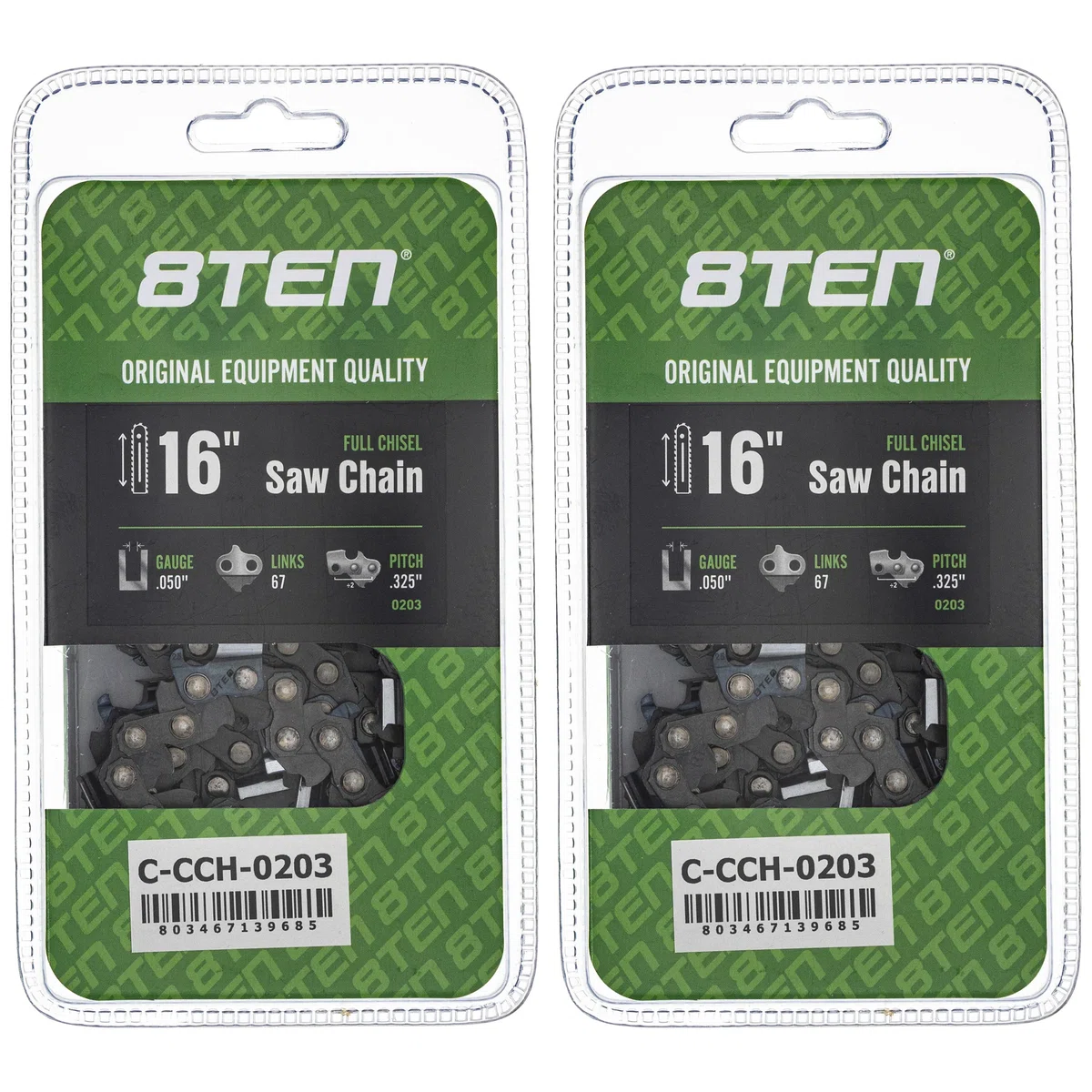 Chainsaw Chain 16 Inch .050 .325 67DL For Stihl Solo Homelite 20LGX067G 20LPX067G 501840867 | 2-PACK