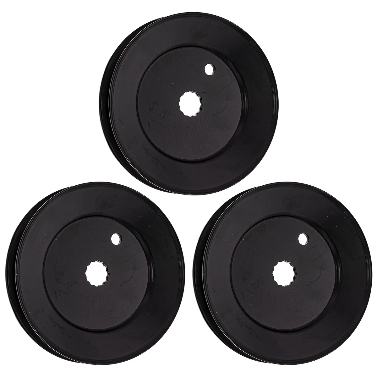 Spindle Pulley Set For Cub Cadet Troy-Bilt Craftsman 756-05036 | 3-PACK