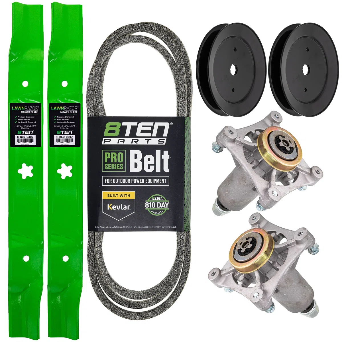 Blade Spindle Belt Pulley Deck Kit For Ariens MK1010093