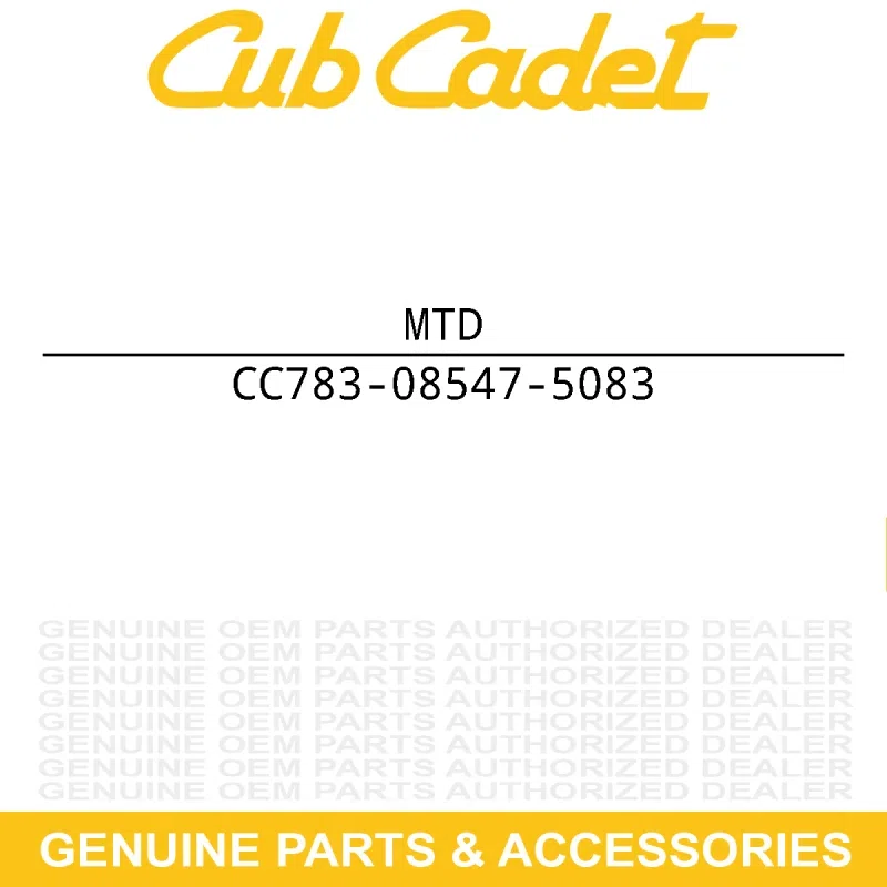 MTD 783-08547-5083 COVER-DECK BELT 46