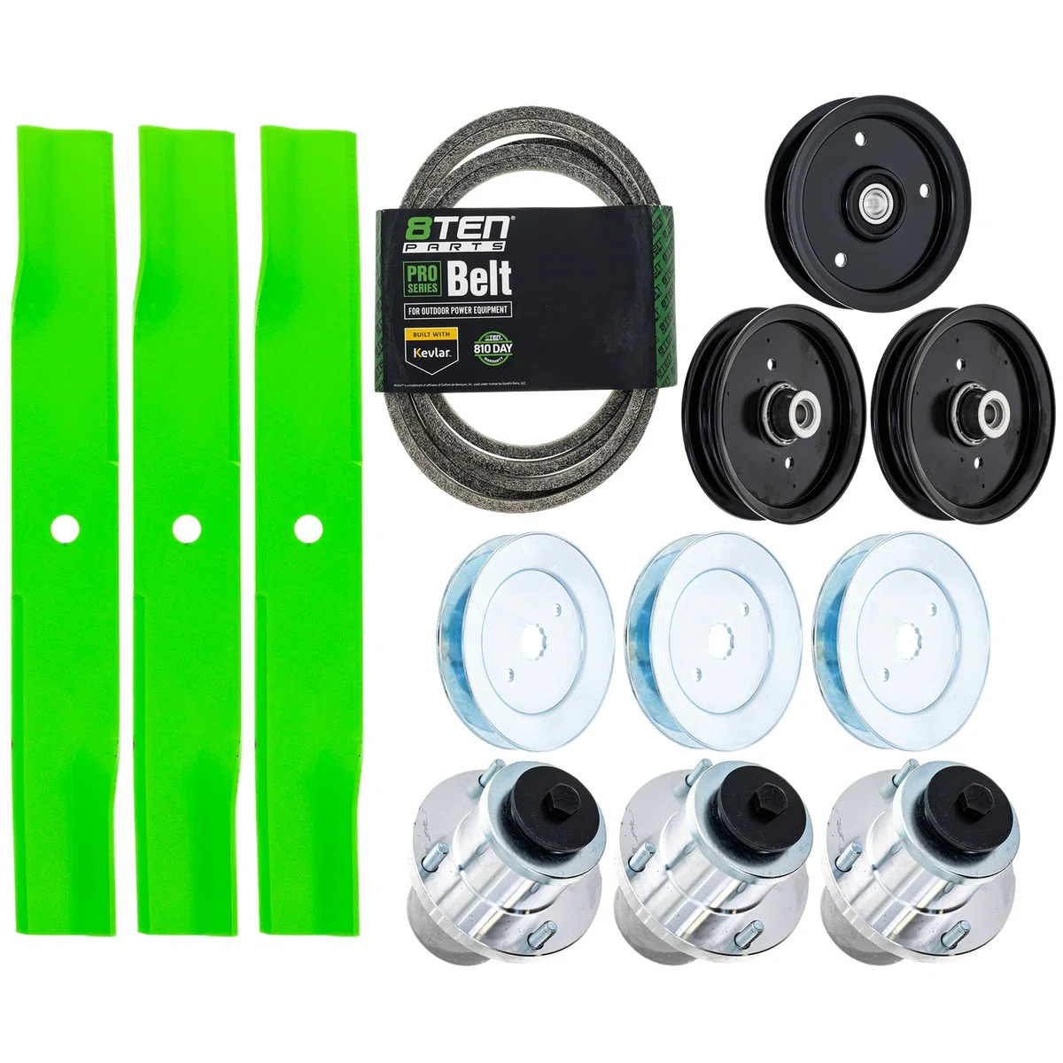 Deck Rebuild Kit for Hustler FasTrak 54-Inch SDX 601124 607208 604664