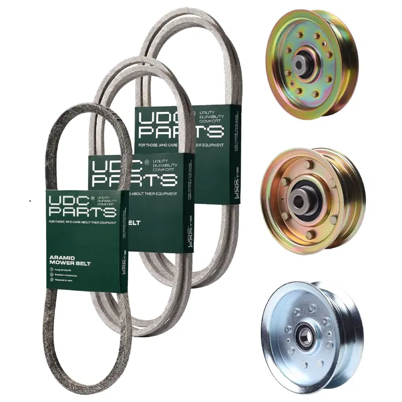UDC Parts Mower Kit / Belt 754-04045 + Belt 754-04060 + Belt 754-0468 + Pulley 756-04224 + Pulley 956-04129 + Pulley GY20629 / Fits Yard-Man LT-42