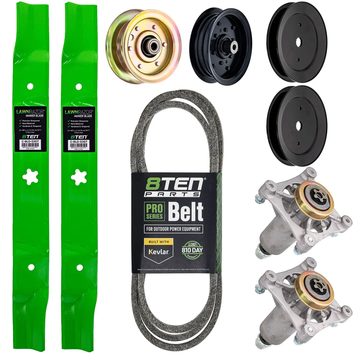 Blade Spindle Belt Pulley Idler Deck Kit For Ariens MK1010209