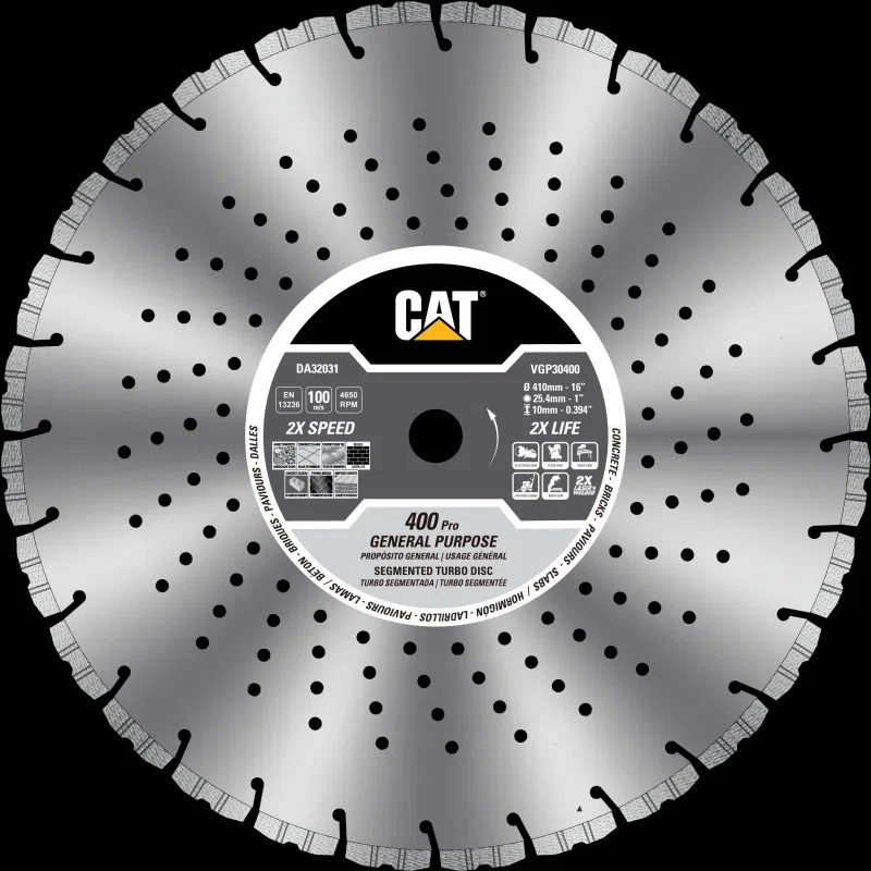 Cat 400 Pro 10mm Laser Welded General Purpose Diamond Blade 14" - 350mm