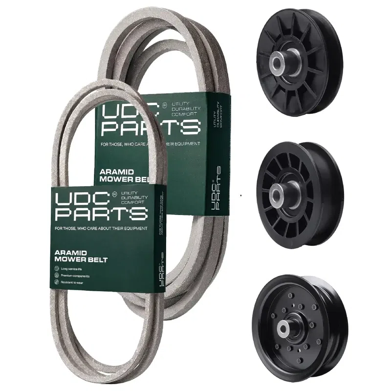 UDC Parts Mower Kit / Belt 140218 + Belt 196103 + Pulley 532194326 + Pulley 532196106 + Pulley 532194327 / Fits Statesman SOGT26H54