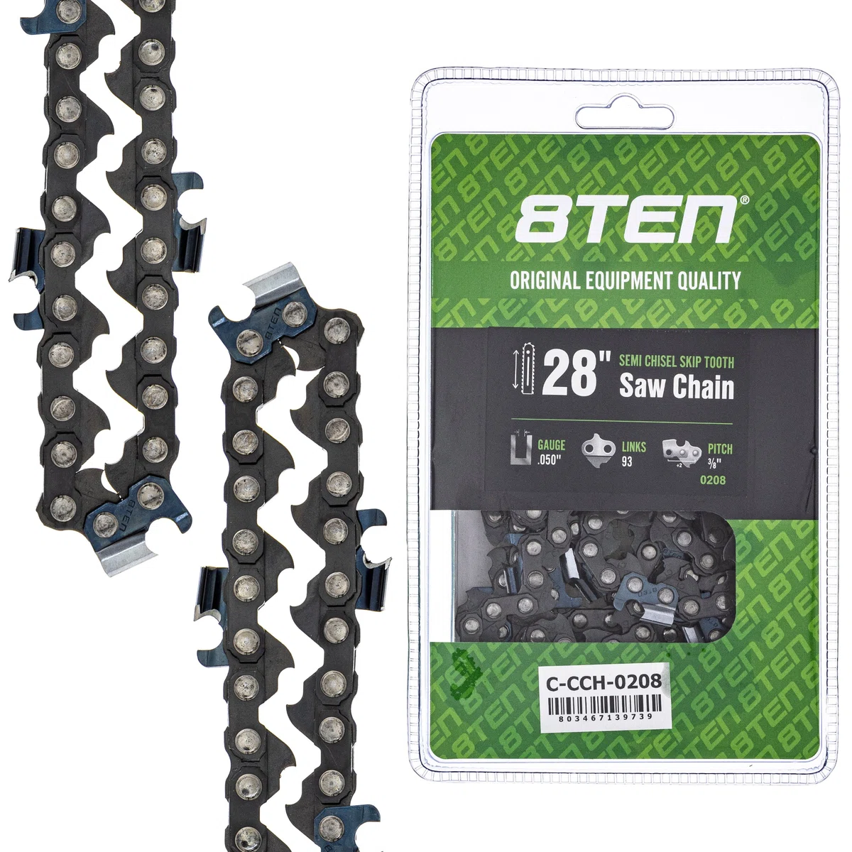 Chainsaw Chain 28 Inch .050 3/8 93DL For Homelite Echo 585550093 72EXJ093G 72EXL093G 72LPX093G