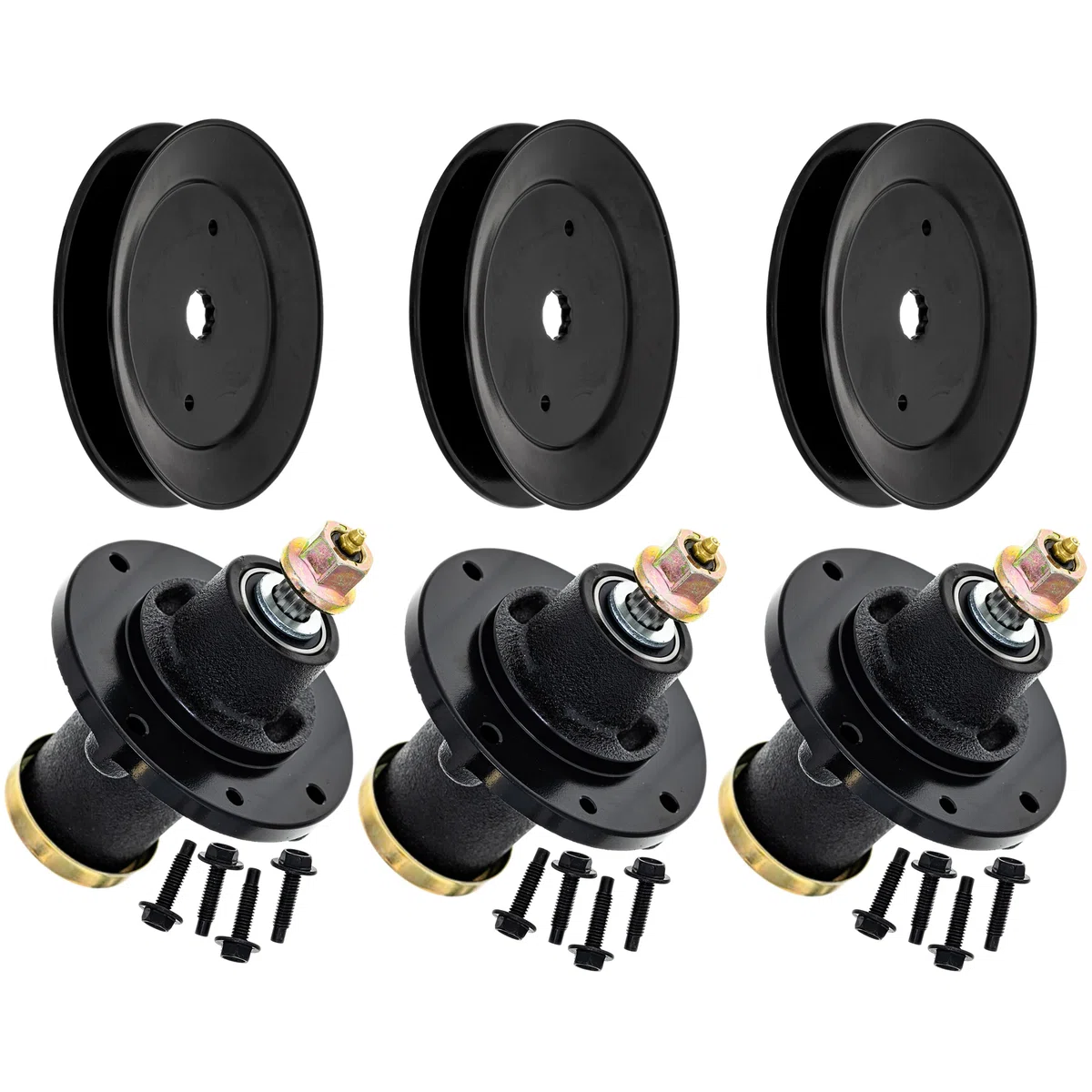 Deck Spindle Kit For Husqvarna RedMax 810-KSP4373N | 3-PACK