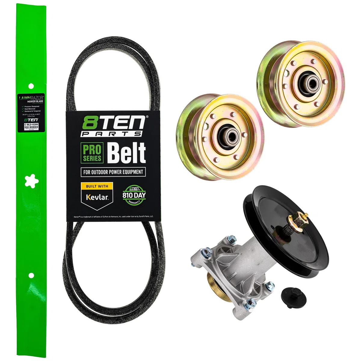 Blade Spindle Belt Idler Deck Kit For Weed Eater MK1009829