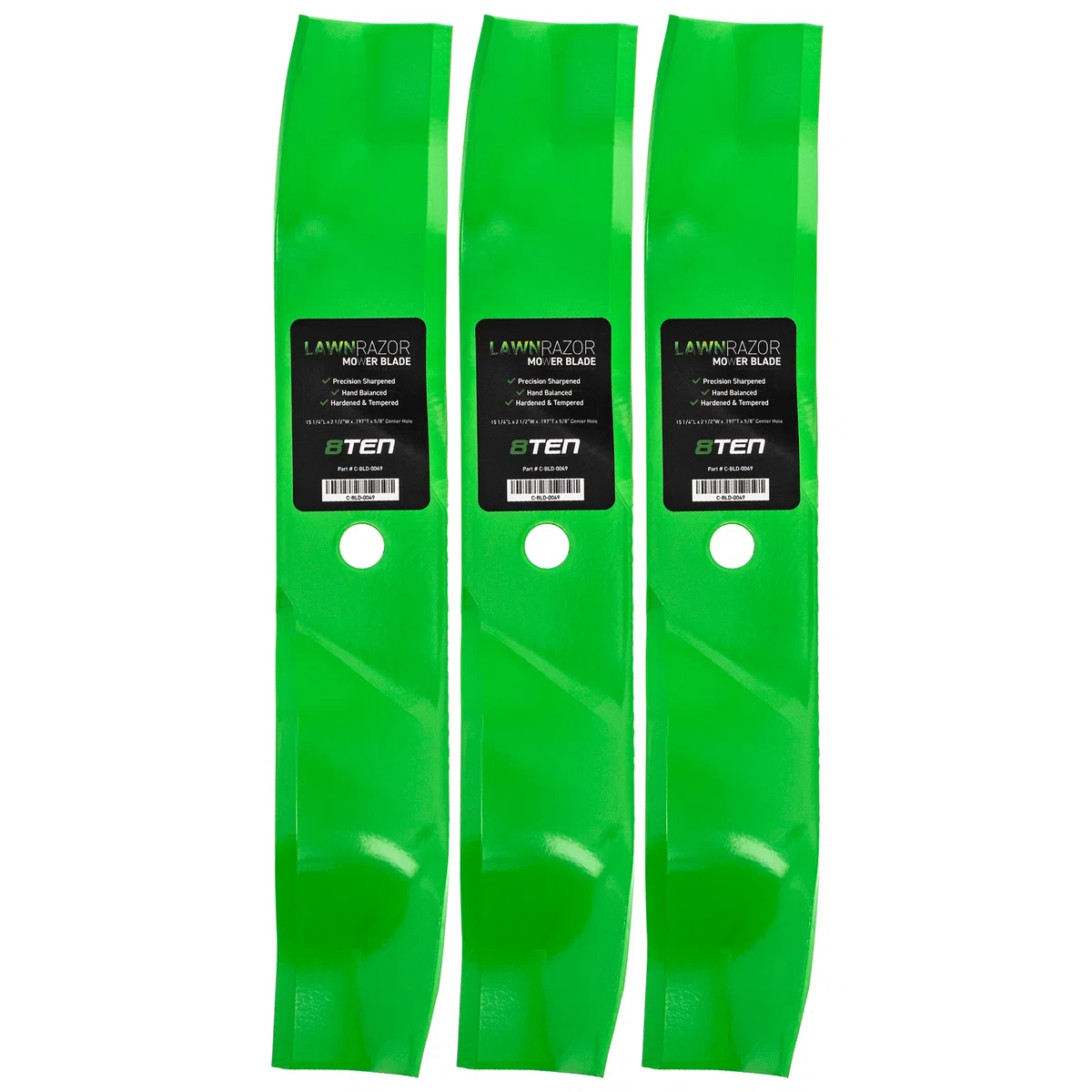 LawnRAZOR Mulching Blade For Exmark Ariens Gravely 00272900 103-2519-S 653102 103-2519 01600000 | 3-PACK