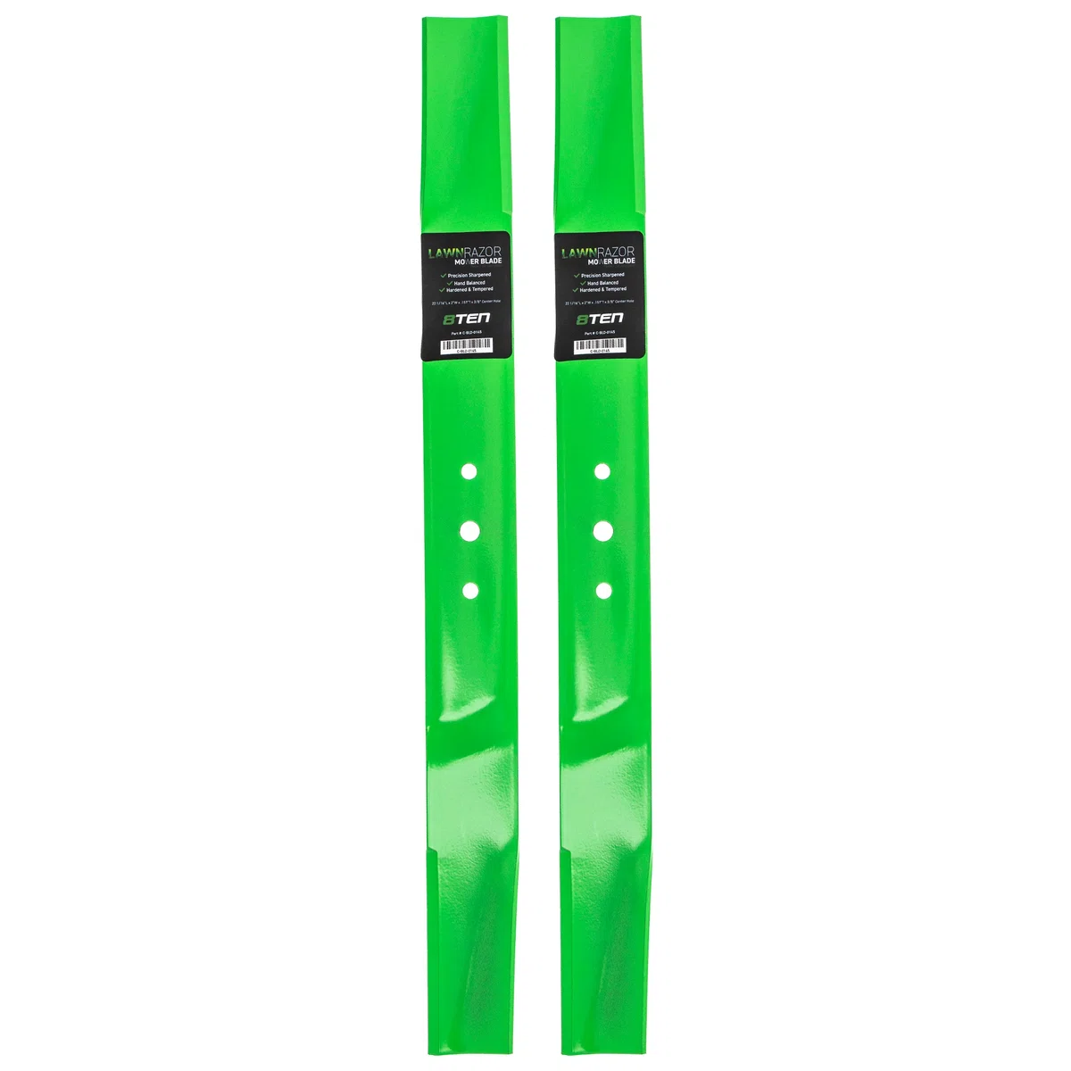 LawnRAZOR High Lift Blade For MTD Lawnflite Eversharp 942-0125B 742-0125 | 2-PACK