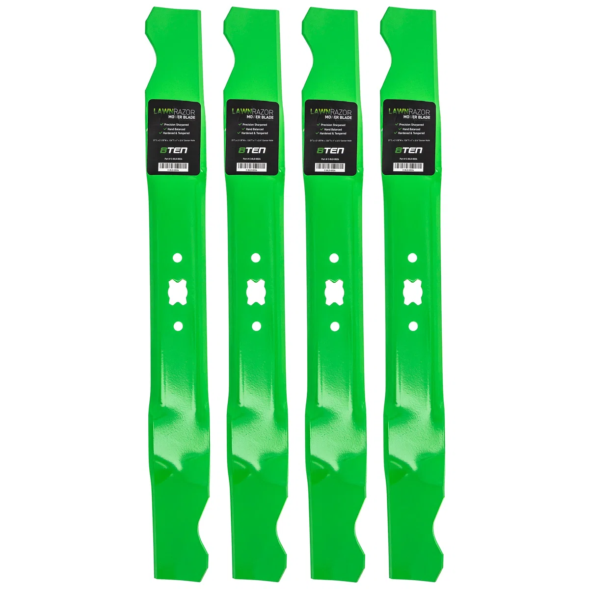 LawnRAZOR Mulching Blade For Craftsman Cub Cadet MTD 742-0741 942-0741A 942-0741 490-100-M084 | 4-PACK