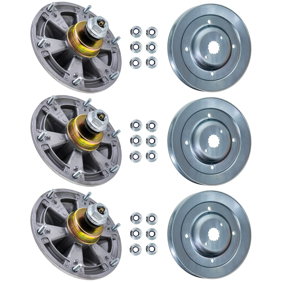 Deck Spindle Kit For John Deere 810-KSP4367N | 3-PACK