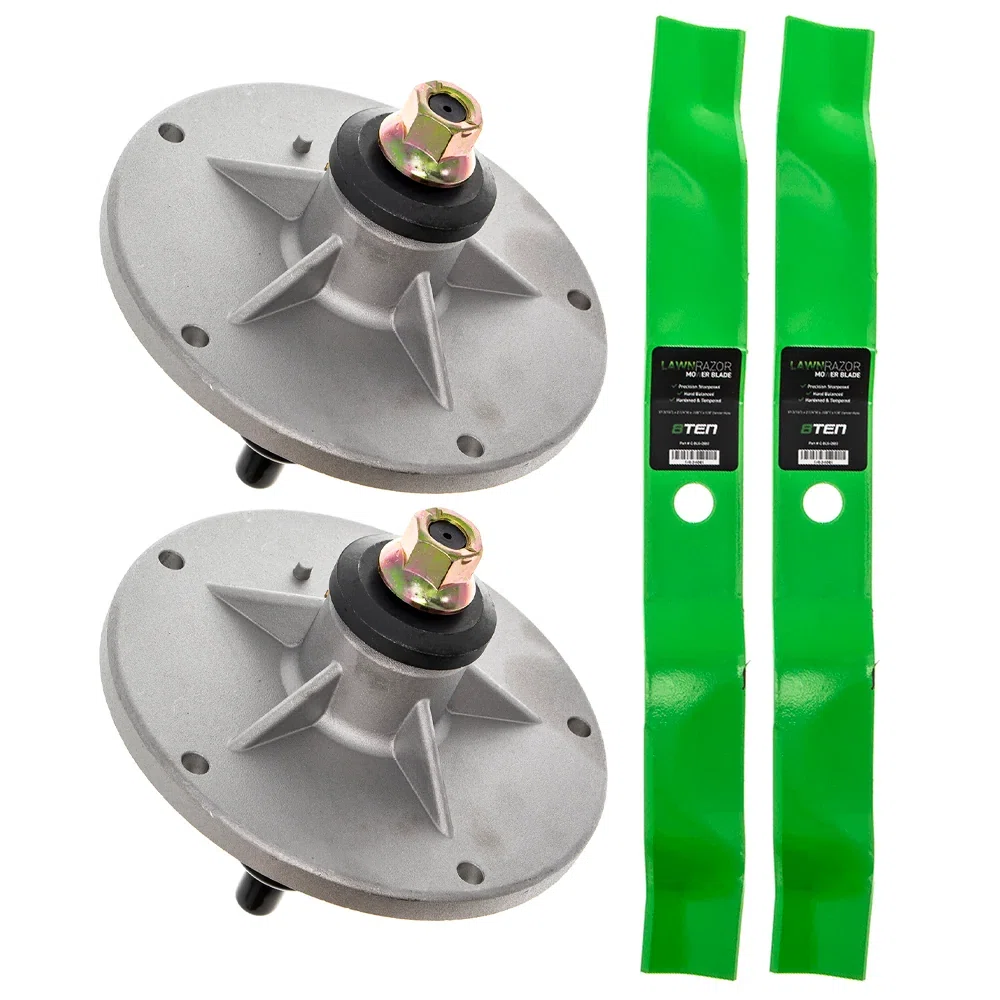 Deck Spindles & Mulching Blades Kit For Murray MK1002236
