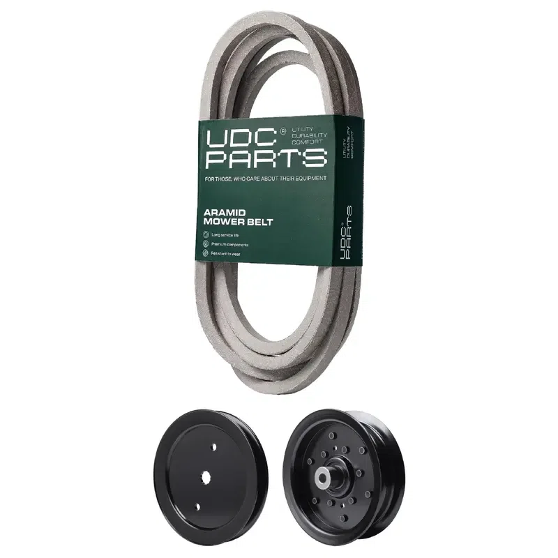 UDC Parts Mower Kit / Belt 539117245 + Pulley 195945 + Pulley 532196106 / Fits Husqvarna RZ4219
