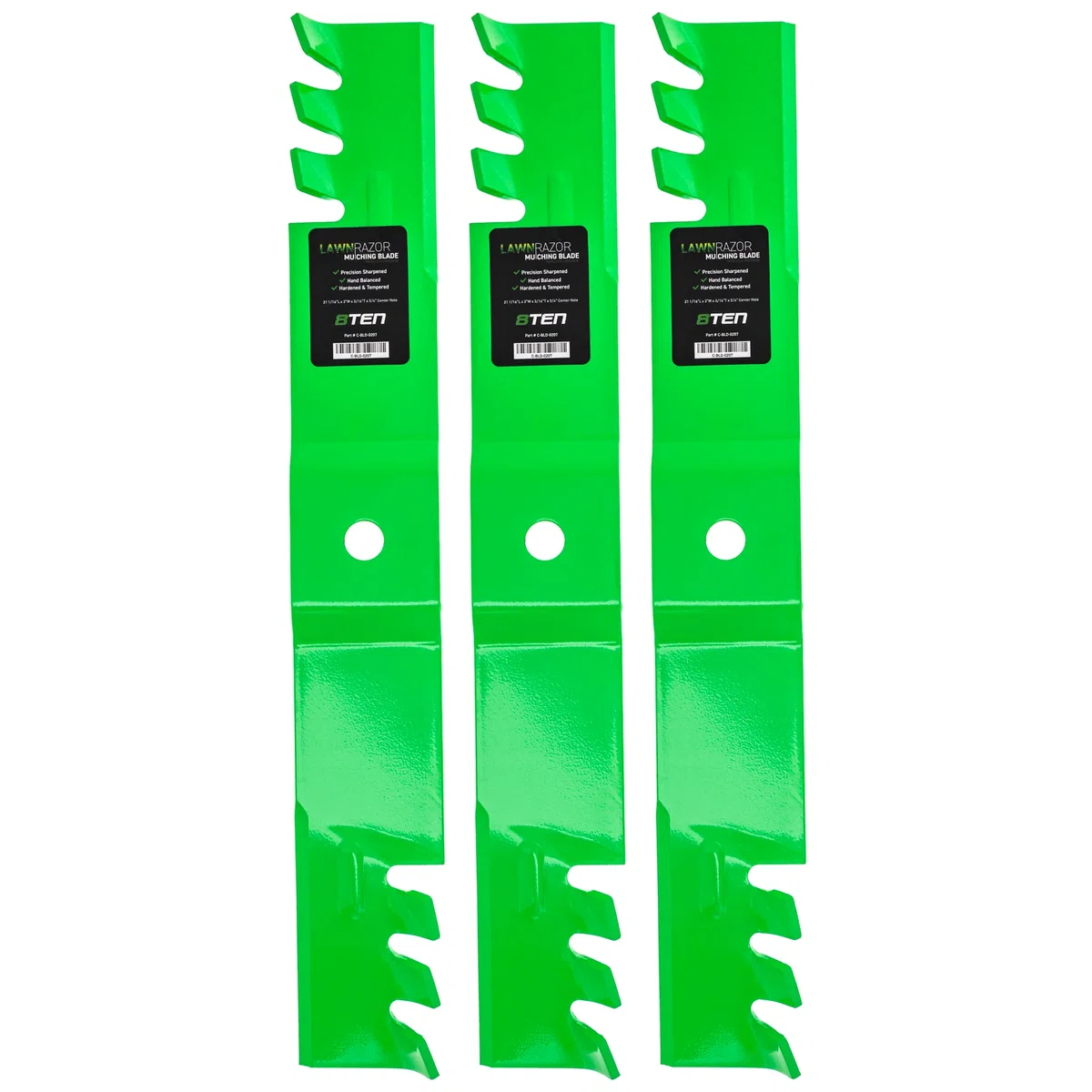 LawnRAZOR Toothed Blade For Cub Cadet DeWalt Craftsman 02005019-X 02005019P-X 742-04415-X | 3-PACK