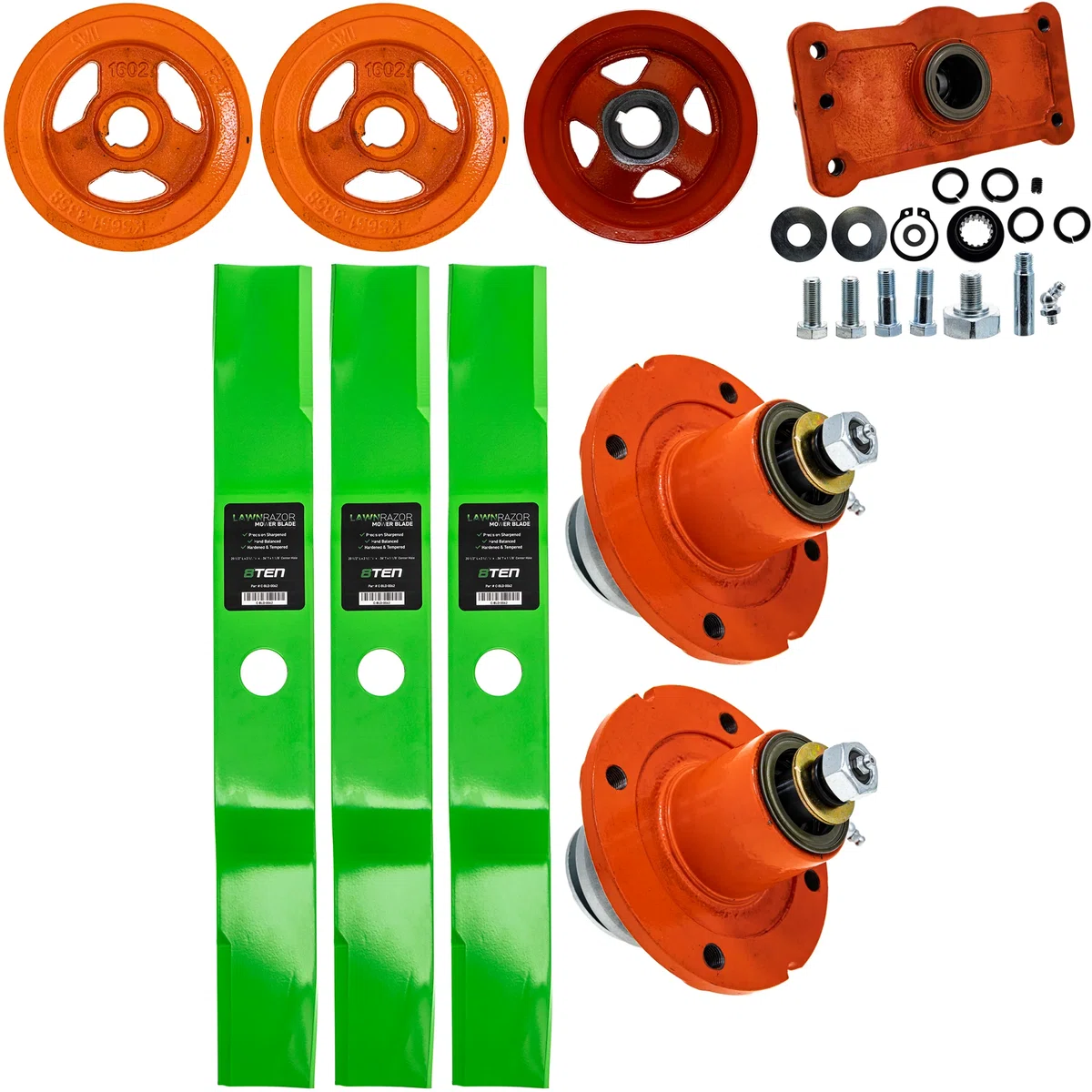 Blade Spindle Kit for Kubota B2410 B7400 B7300 B2910 RCK60-24B 60-Inch