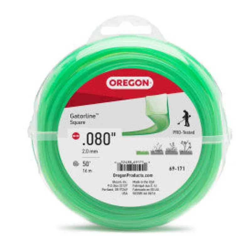 Oregon 69-171 Gatorline Square Trimmer Line .08" by 50'