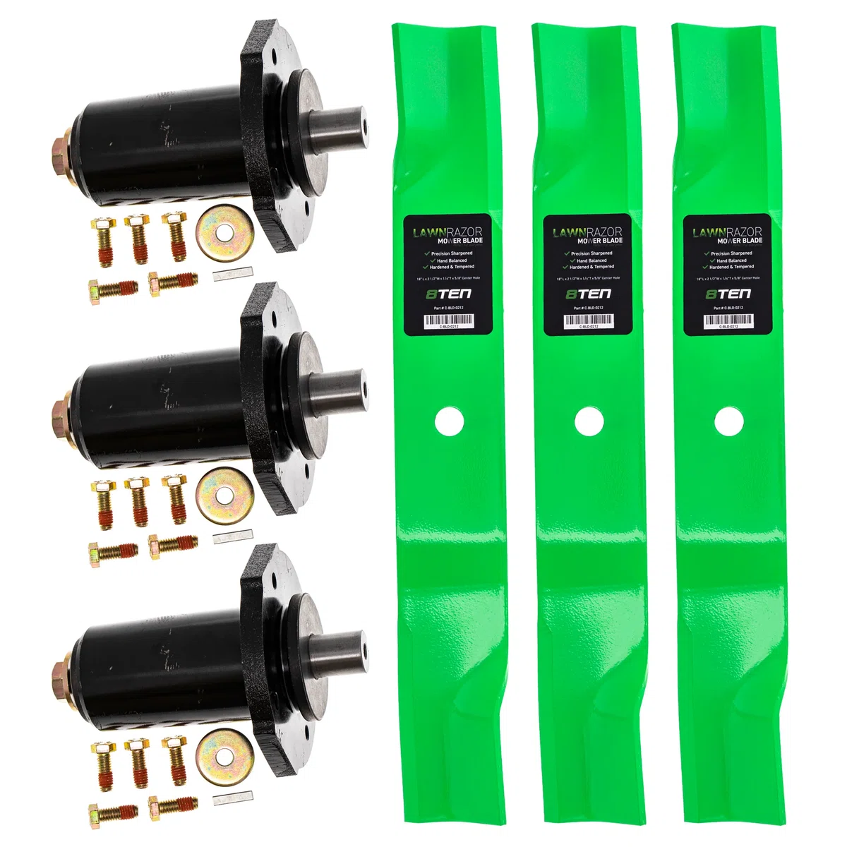 Deck Spindle & Mower Blade Kit For Gravely MK1002319