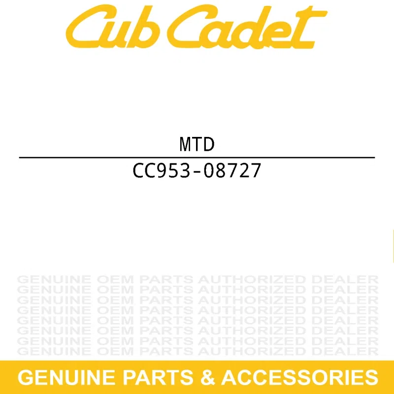 MTD 953-08727 Oil Cap Assembly B03y4520001r