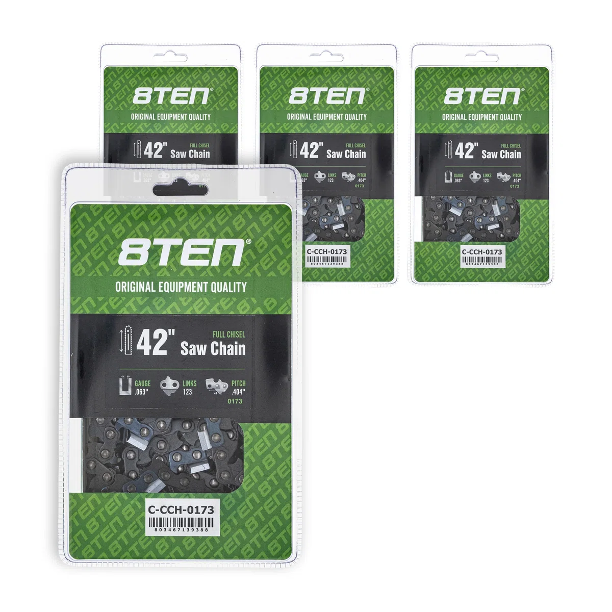 Chainsaw Chain 42 Inch .063 .404 123DL For Stihl 46RM123 | 4-PACK