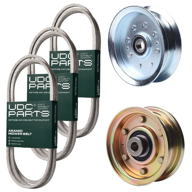 UDC Parts Mower Kit / Belt 754-04045 + Belt 754-04060 + Belt 754-04249 + Pulley 756-04224 + Pulley GY20629 / Fits Yard-Man LT-42