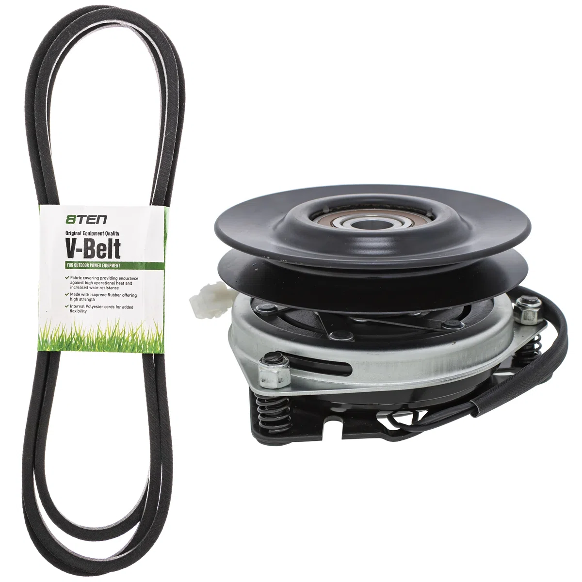 Electric PTO Clutch & Belt Kit For Husqvarna Statesman Poulan Pro MK1006336