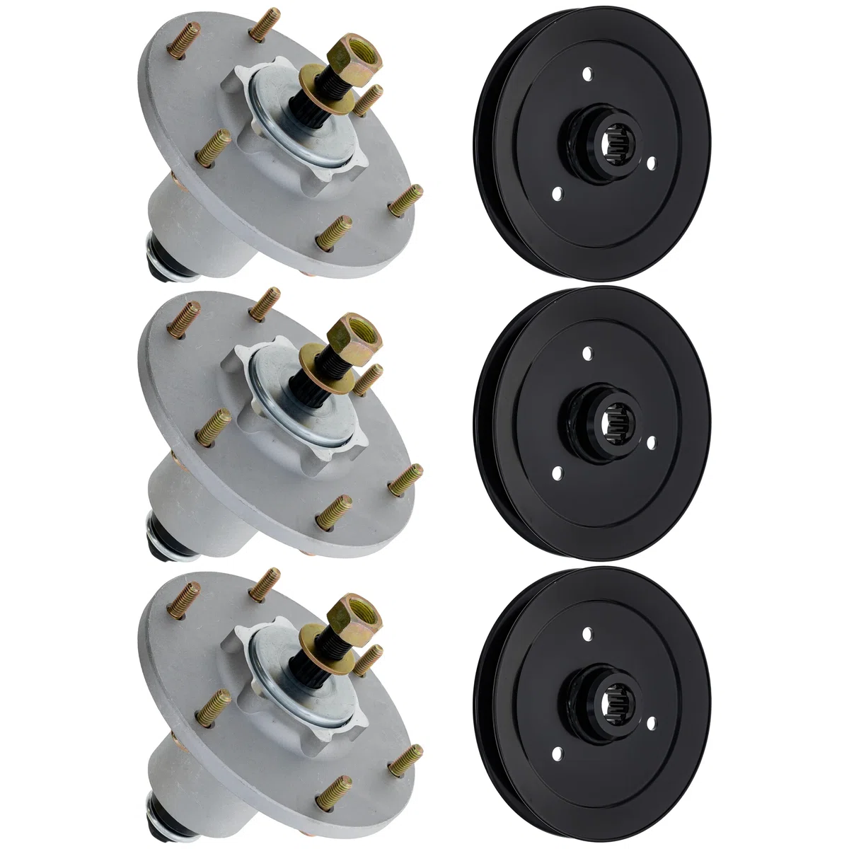 Spindle & Pulley Kit For Exmark 810-KSP4332N | 1-PACK