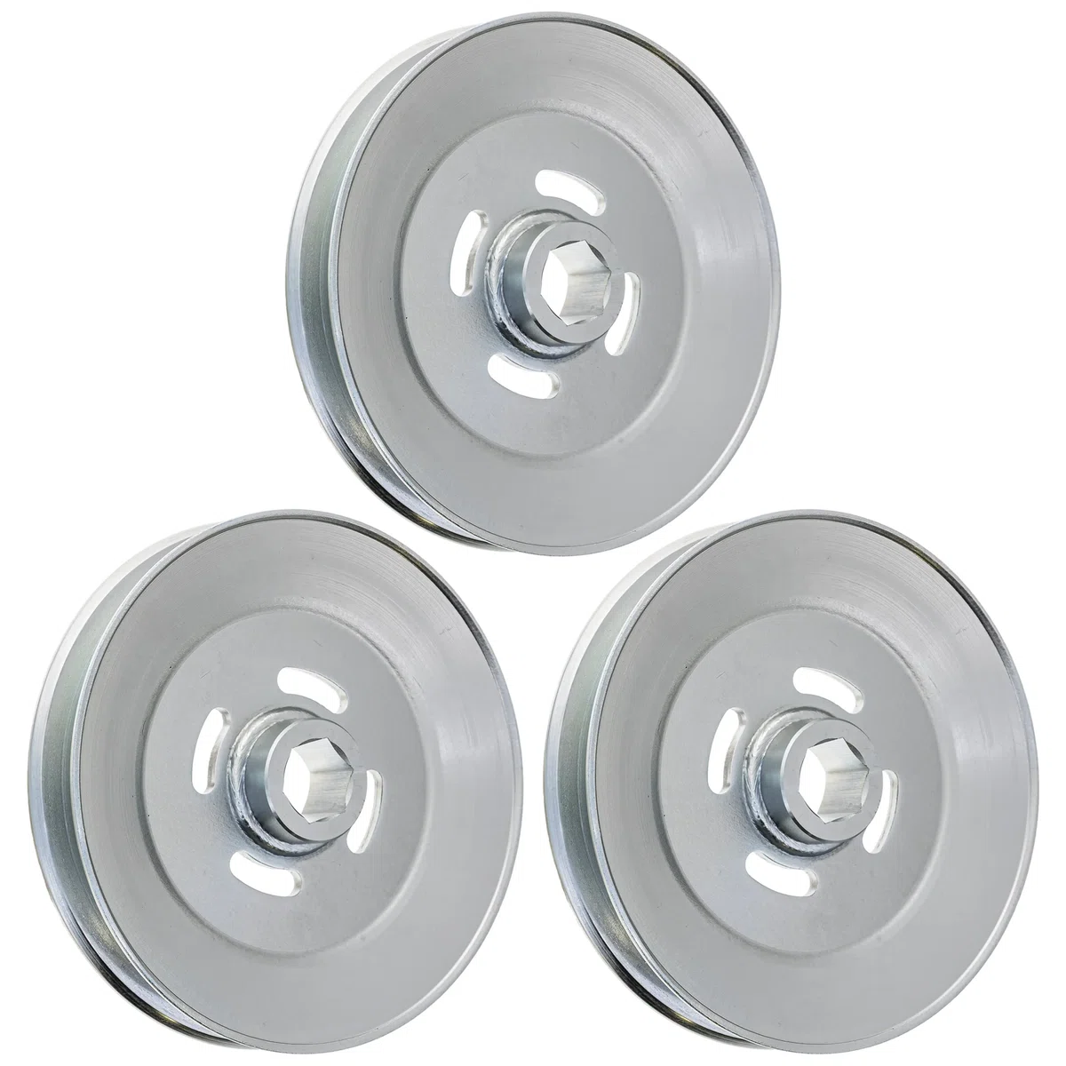 Deck Spindle Pulley for Kubota Z422KWT Z421KWT-3 60-Inch K5653-34580 3 Pack