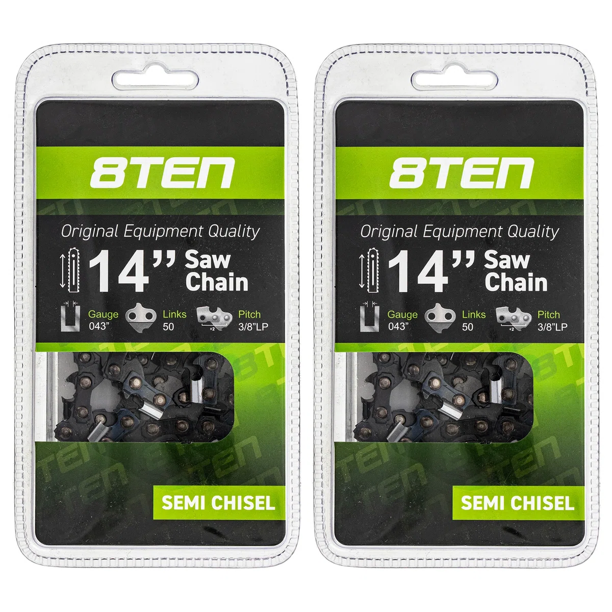 Chainsaw Chain 14 Inch .043 3/8 LP 50DL For Stihl Homelite 61PMM350E H3850 61PMM350 36100050050 | 2-PACK