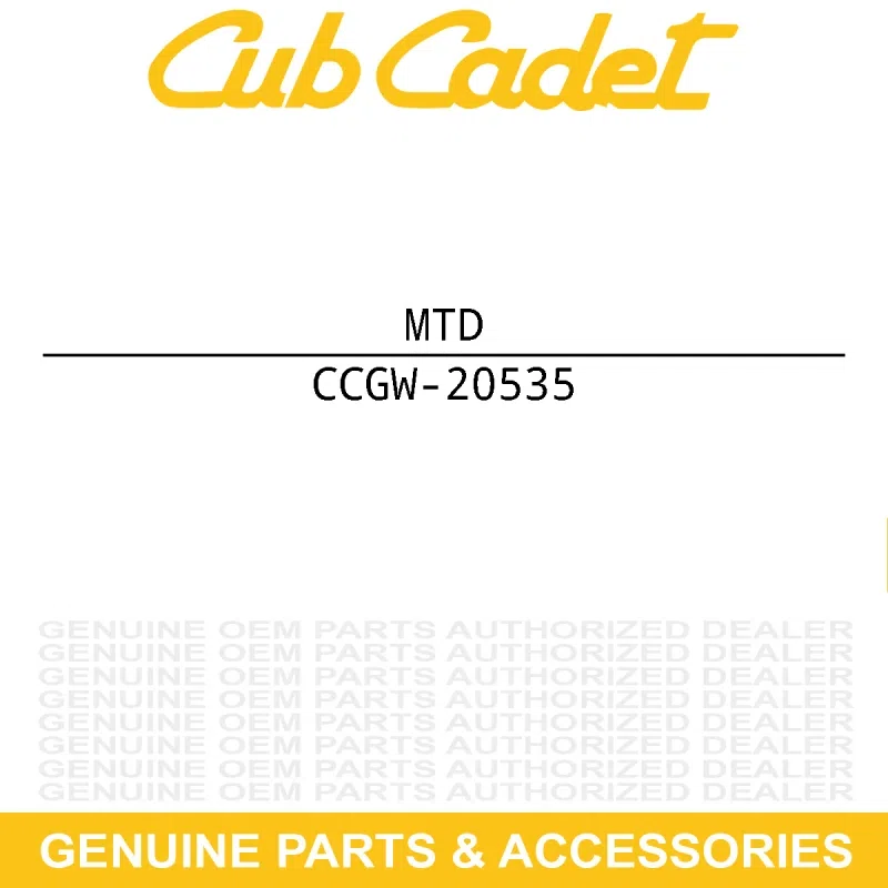 MTD GW-20535 GEAR-WORM-46 TEETH