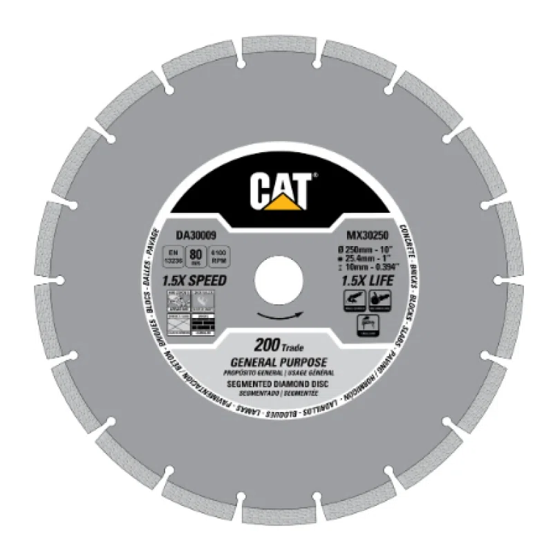 Cat 200 Trade Segmented General Purpose Diamond Blade 4" - 105mm