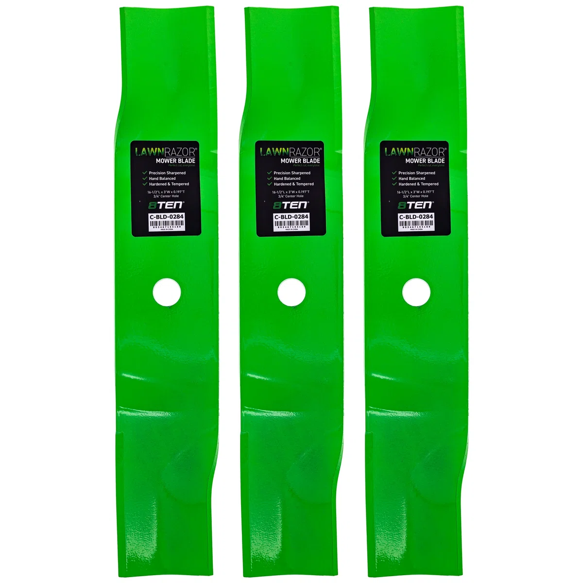 LawnRAZOR High Lift Blade For Cub Cadet 1004772 | 3-PACK