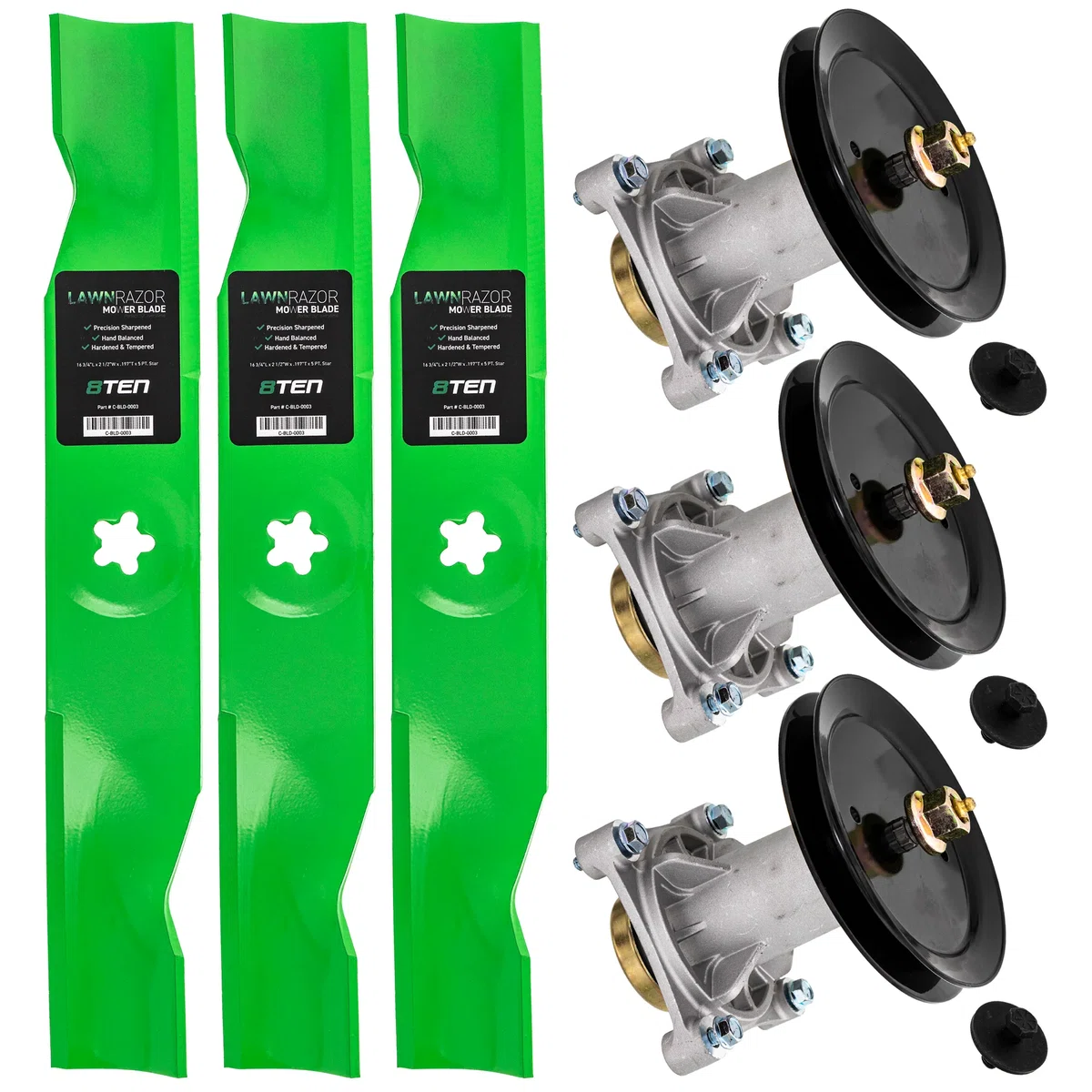Blade Spindle Deck Kit For Husqvarna Poulan Pro Jonsered MK1009718