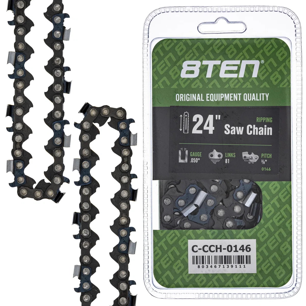 Chainsaw Chain 24 Inch .050 3/8 81DL For Homelite Echo Tanaka 72LPX081G 72LGX081G 72LPX81CQ