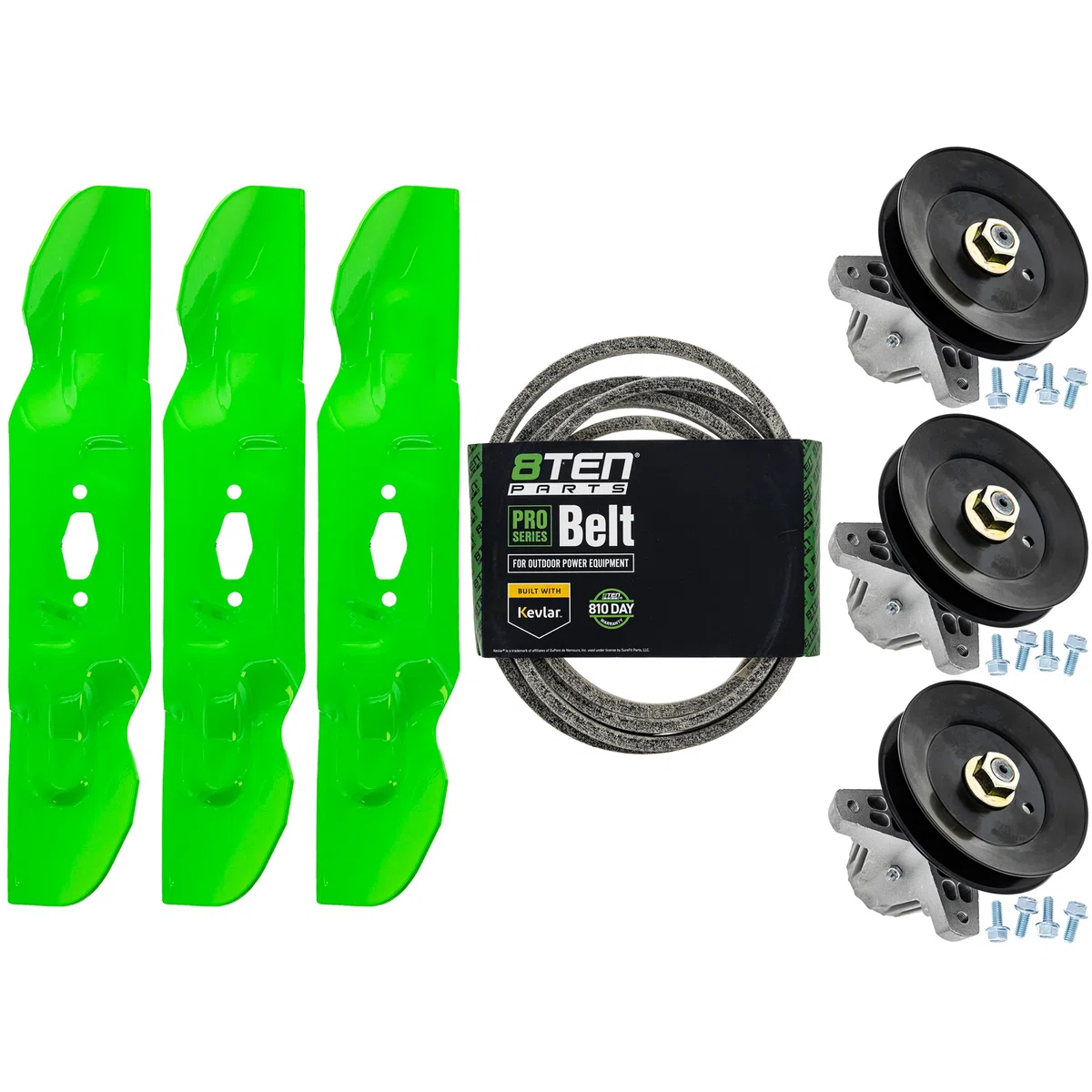 Blade Spindle Belt Deck Kit For Troy-Bilt Cub Cadet MK1012225