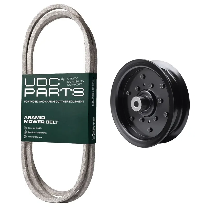 UDC Parts Mower Kit / Belt 405143 + Pulley 532196106 / Fits Partner P185107H P185117H