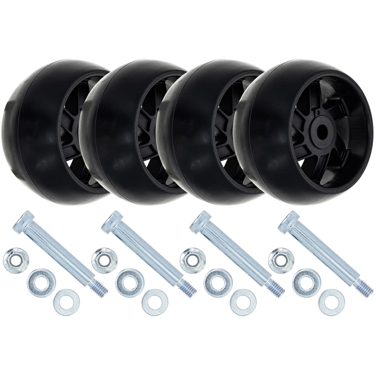 Deck Wheel Kit with Hardware For Husqvarna Jonsered Poulan Pro MK1012396