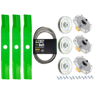 Blade Spindle Belt Kit for Kubota Z421 Z422 RCK54P-400Z K5613-34340