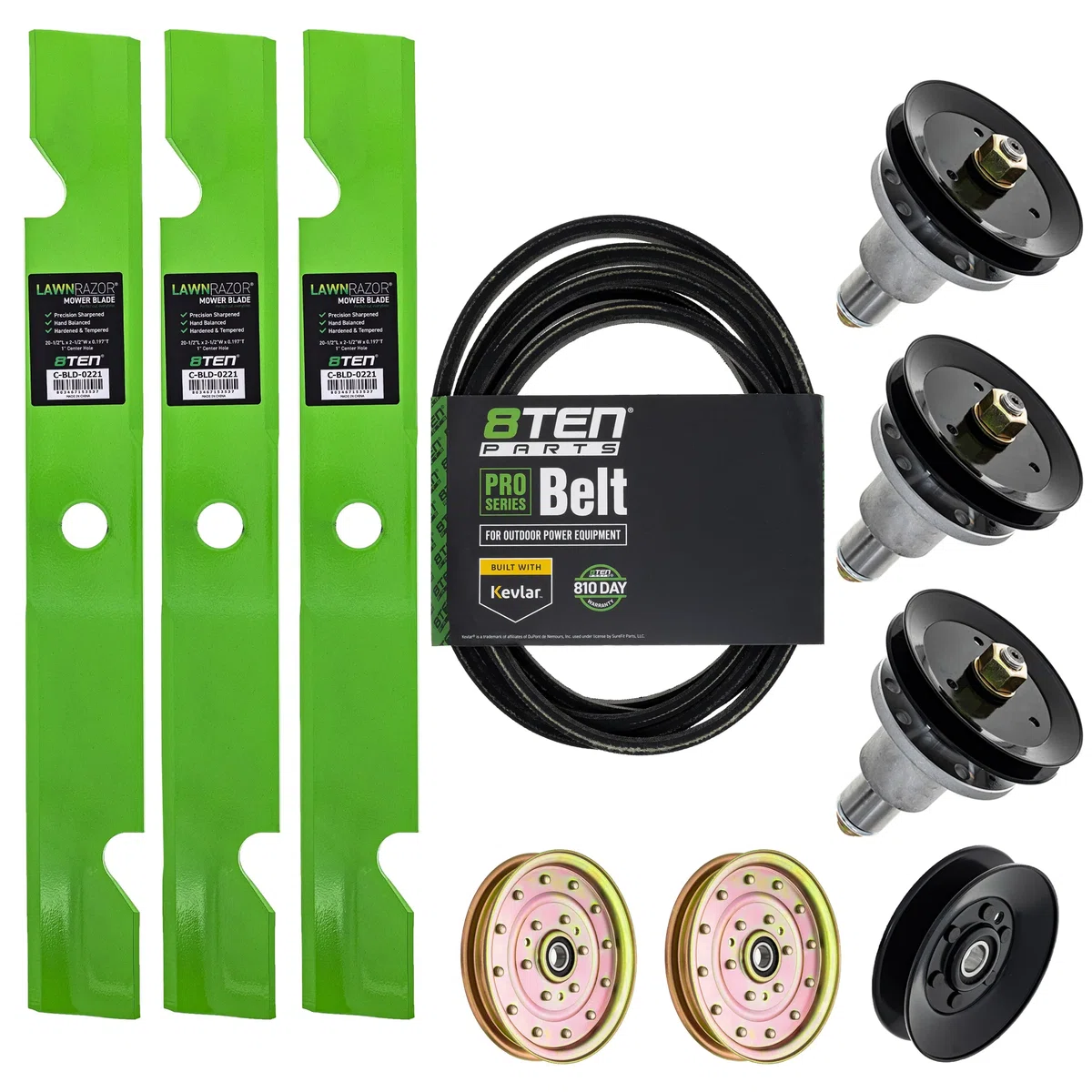 Blade Spindle Belt Idler Deck Kit For Exmark MK1009606