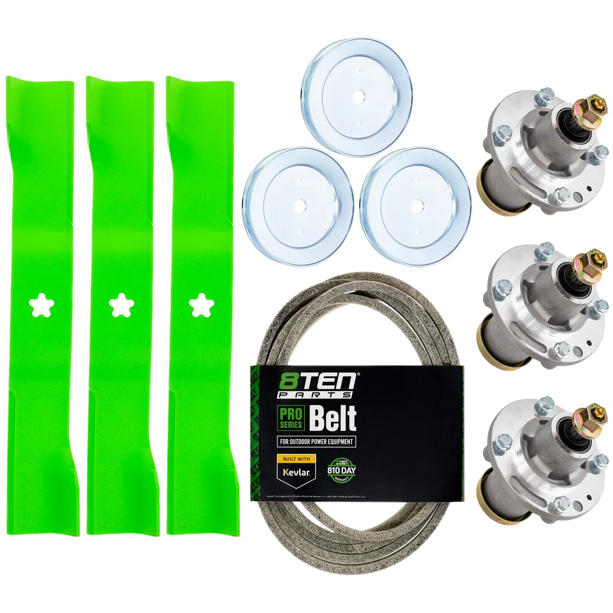 Blade Spindle Belt Kit for Husqvarna MZ54 54-Inch 582062502 539112170