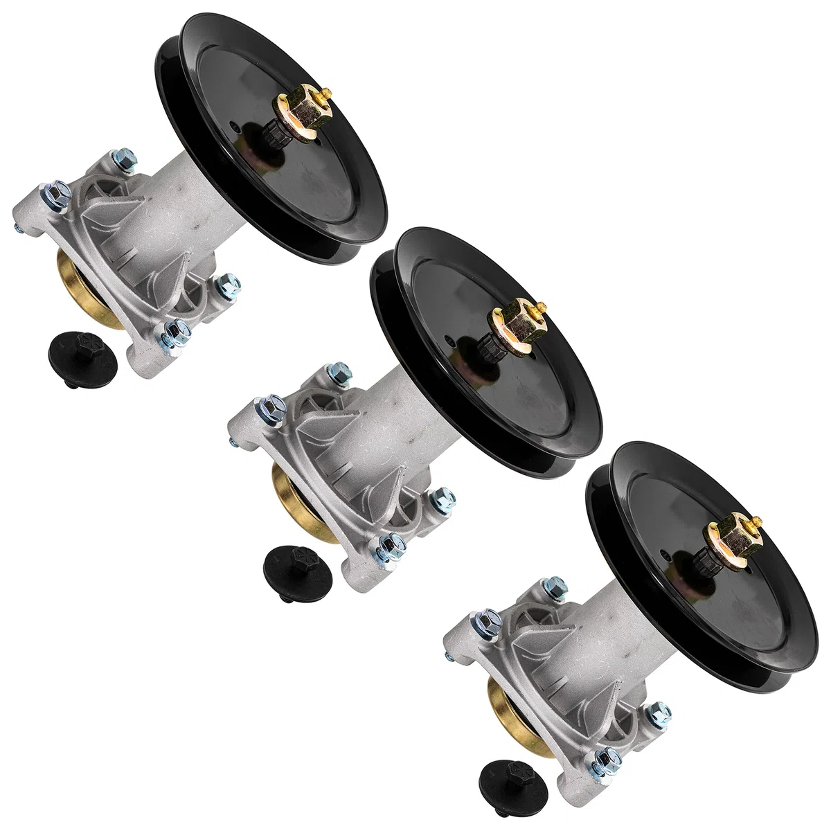 Deck Spindle Set For Husqvarna Poulan Pro Statesman 187292 532187292 587125401 587820301 539112057 | 3-PACK