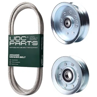 UDC Parts Mower Kit / Belt GX20006 + Pulley GY20629 + Pulley GY22172 / Fits John Deere LA130 X120 X125 X126 X140 X145 X165 X166