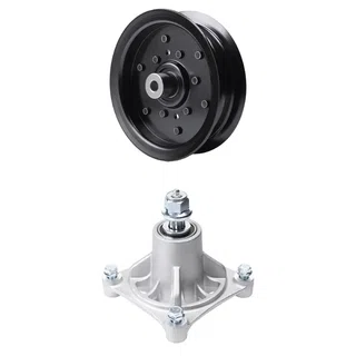 UDC Parts Mower Kit / Pulley 532196106 + Spindle 532174356 / Fits Husqvarna LSZ4622 LSZ5422 LSZ5424 RZ4219 RZ4619 RZ4620 RZ5422 RZ5424 Z142