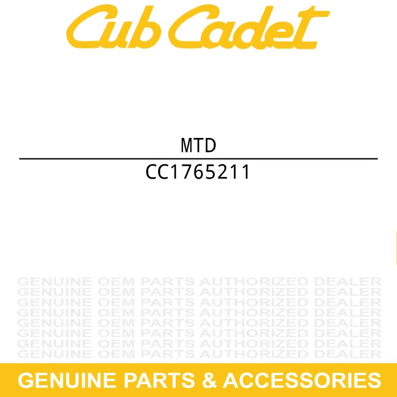 MTD 1765211 BELT-DRIVE PTO