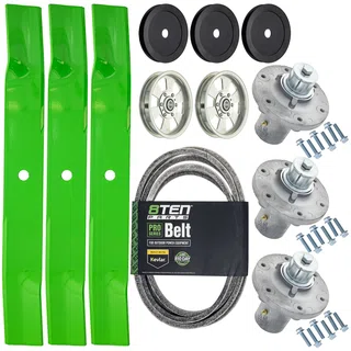 Deck Rebuild Kit Blade Spindle Belt Idler Kit for Simplicity Courier XT