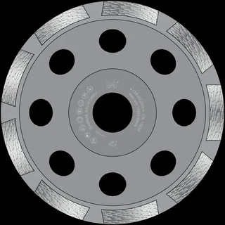 Cat 300 Trade Single Row Diamond Grinder 5/8" 11 Thread 4 1/2" - 115mm