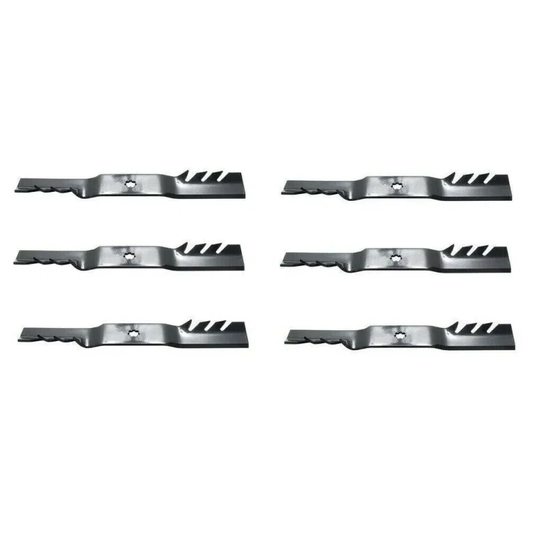 6PK Oregon 92-616 Gator G3 Blade 17" replaces John Deere AM137757 AM137758
