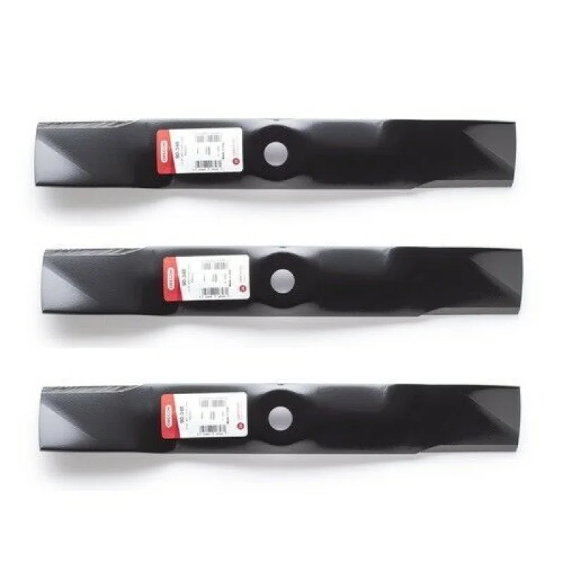 3PK Oregon 90-348 Mower Blades for 48" John Deere M127673 M127500 M145476